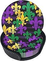 Vista 11 de 6 posavasos de cuero con temática de fútbol americano para bebidas con soporte, juegos de posavasos para mesa de bebidas, para sala de estar