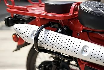 ハンターct125 キャリアマフラーカバーホルダー他パーツ多数 楽天市場】ホンダ ハンターカブ用マフラーガード HONDA CT125