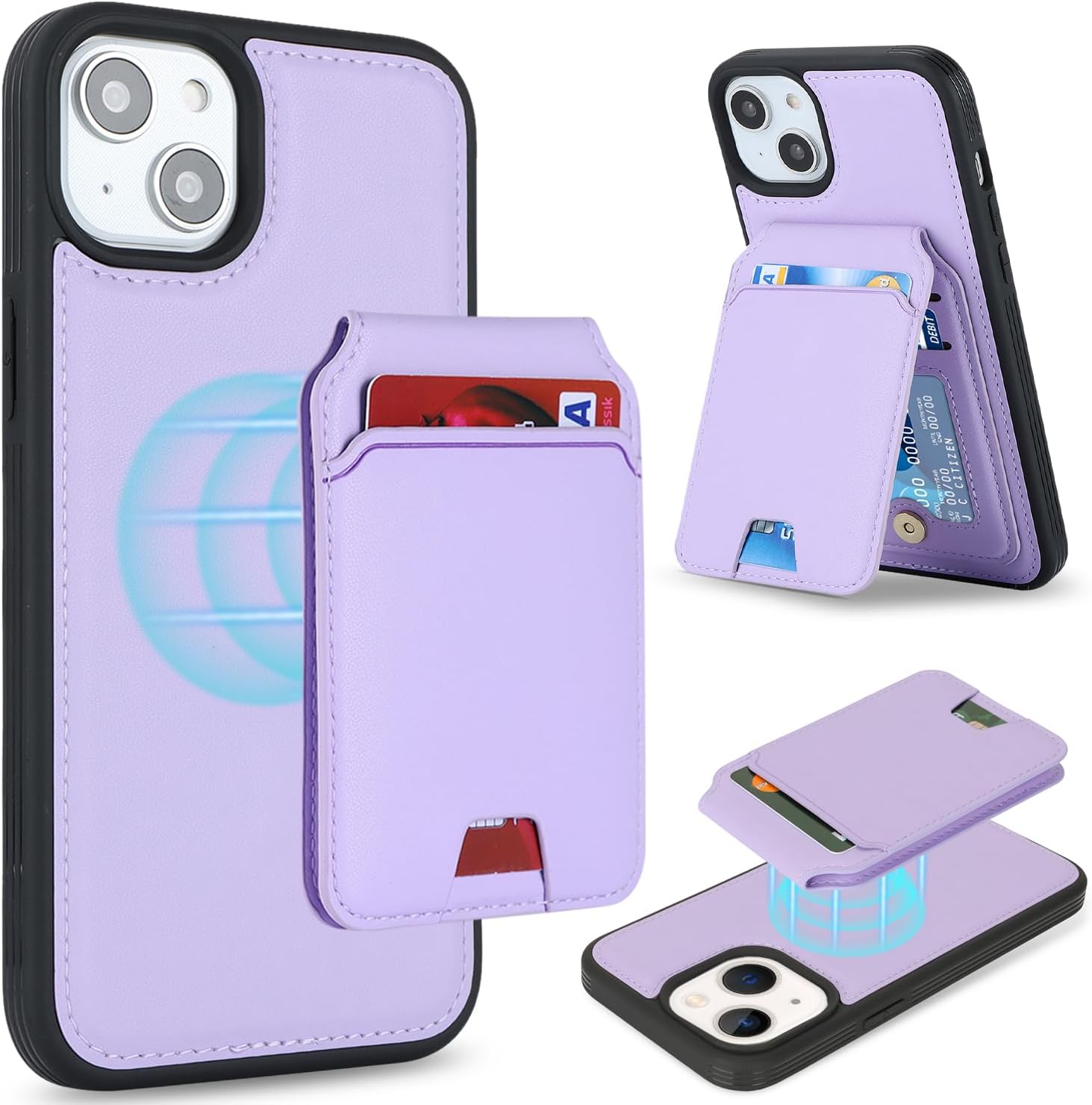 Havaya for iPhone 12 Mini Wallet Case iPhone 12 Mini magsafe case Compatible iPhone