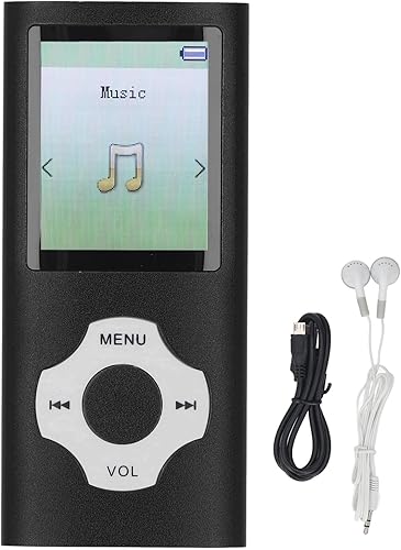 Reproductor de MP3 MP4, reproductor de música MP3 portátil, pantalla LCD de 1.8, reproductor de MP3 con altavoz de video FM Ebook Visor de fotos,