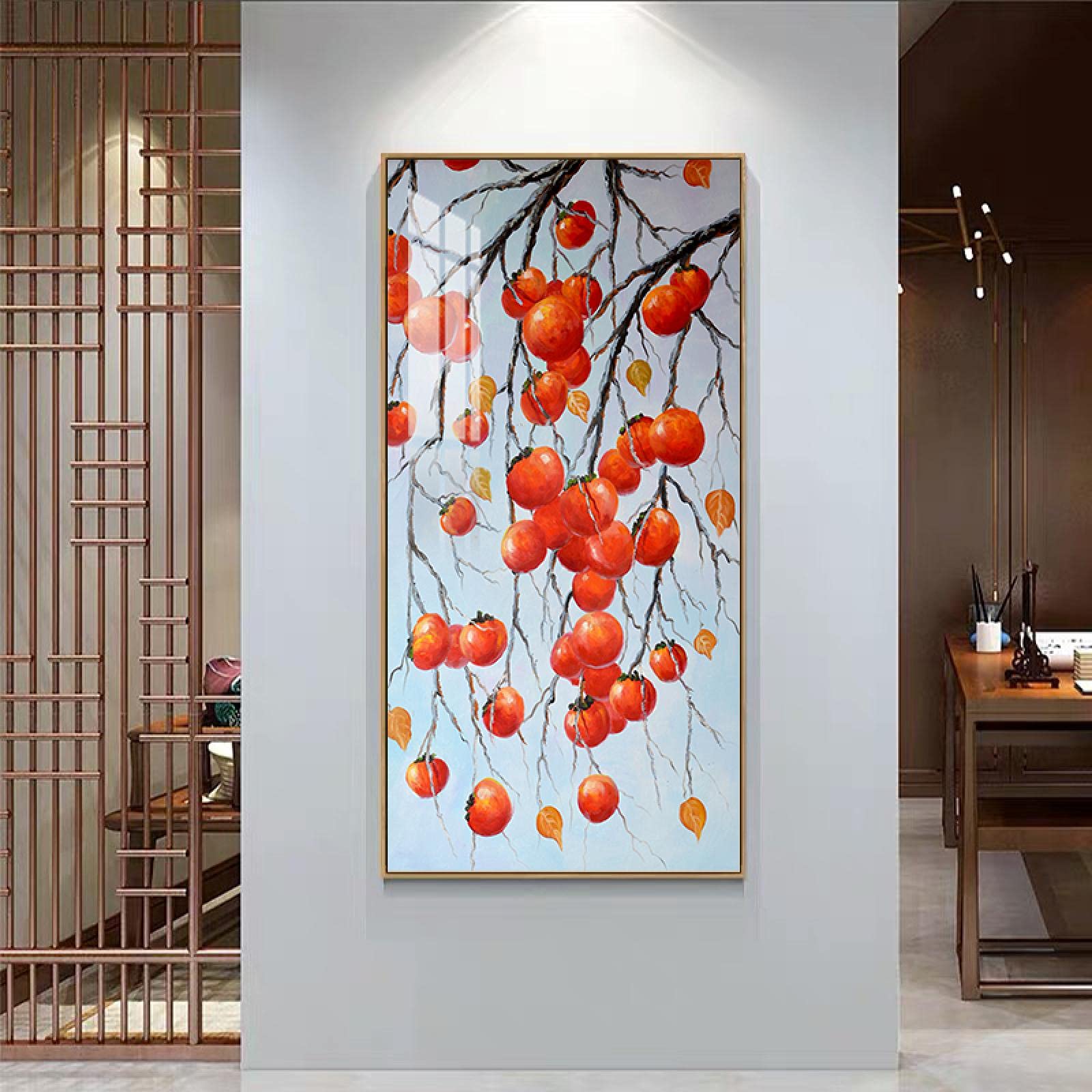 Décoration murale 40x80cm persimmon pour réchauffer un mur - 6