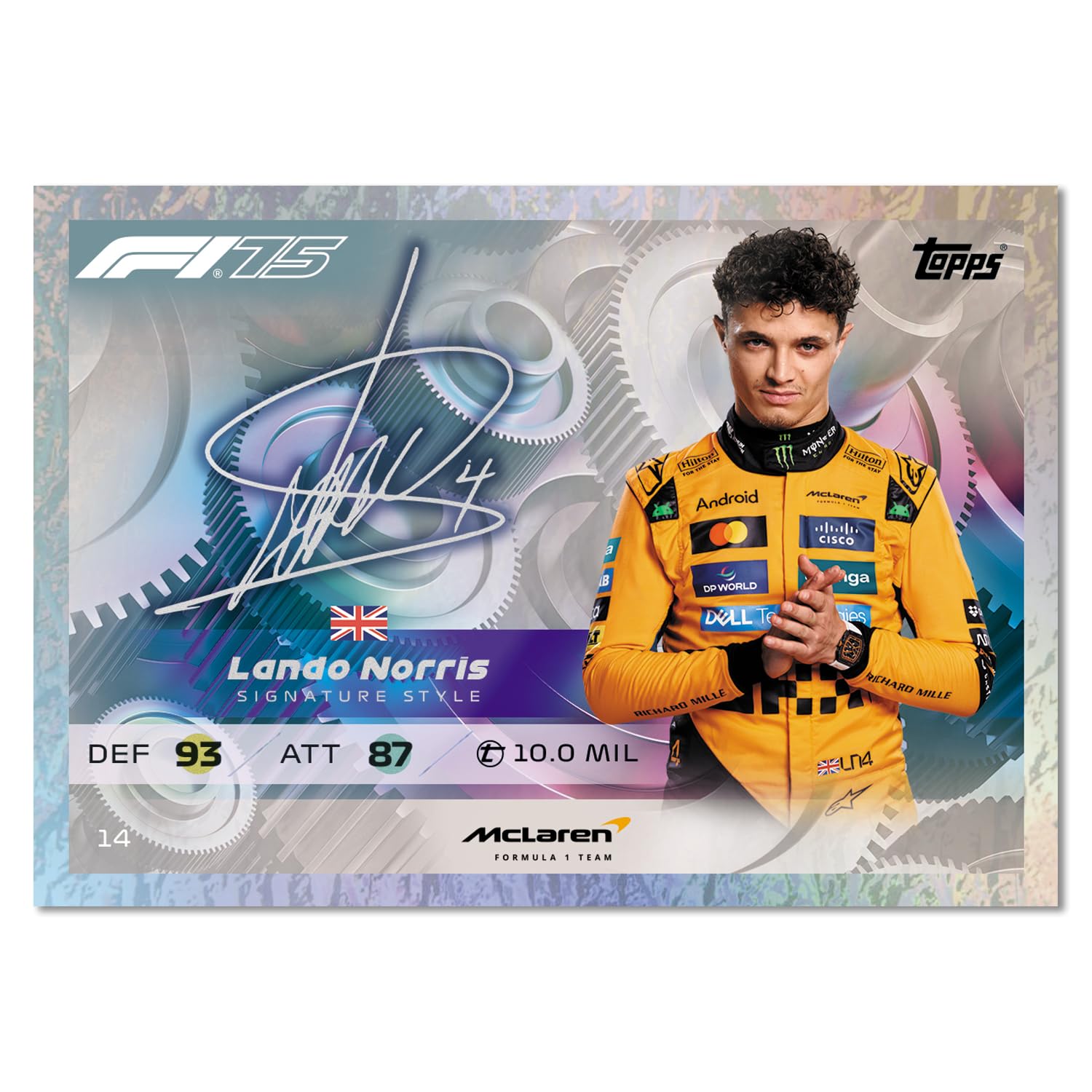 Topps Turbo Attax Formula 1 2025 – Mega Multipack – zawiera 39 kart Turbo Attax i 2 losowe karty Limited Edition.