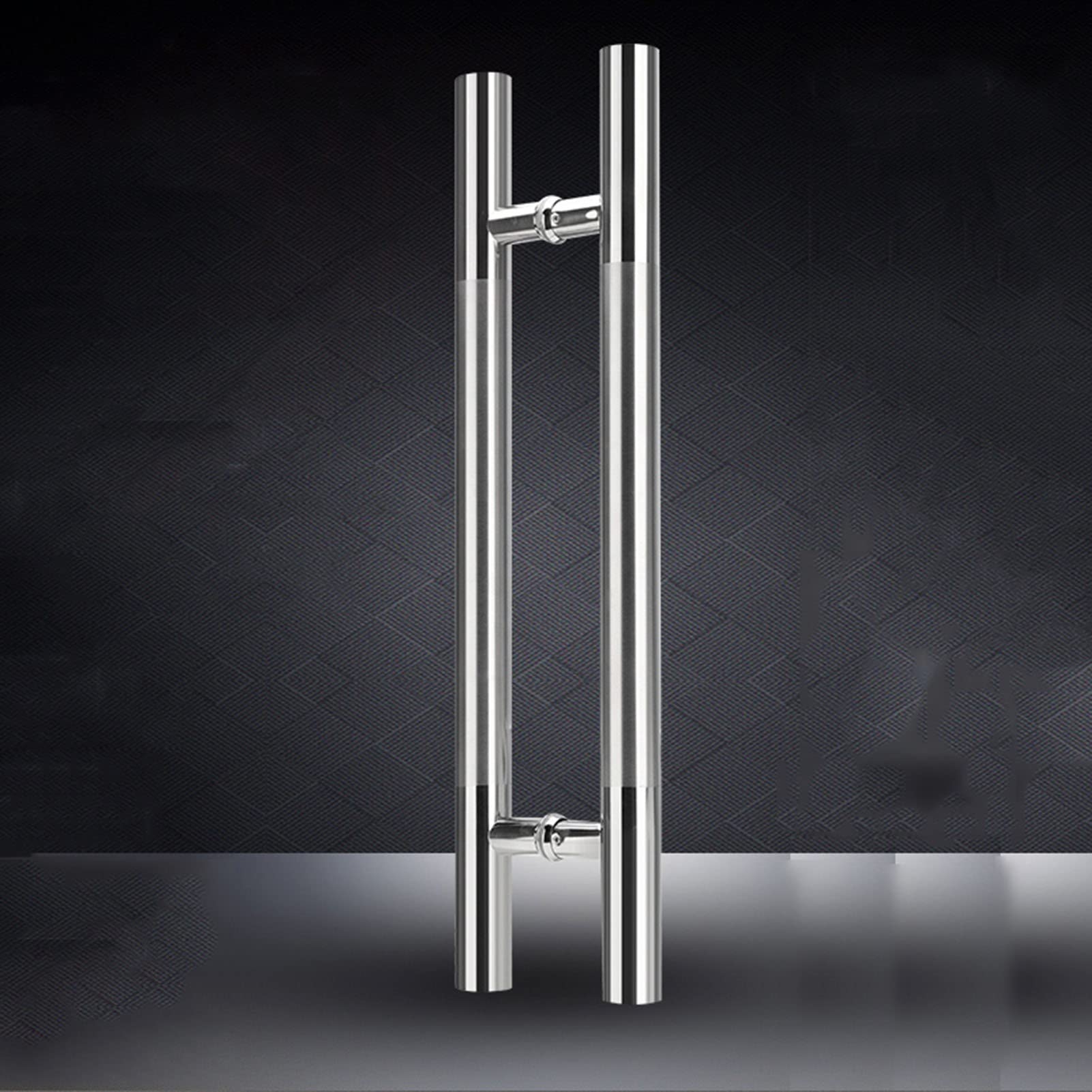 SaryEdge 50-120cm Push Pull Handle for Sliding Door,Brushed Stainless Steel Pull Push Door Handles/Glass Handles,Interior or Exterior, Style,-L:120cm(47.2in)/80cm(31,-L:120cm(47.2in)/80cm(31.4in)