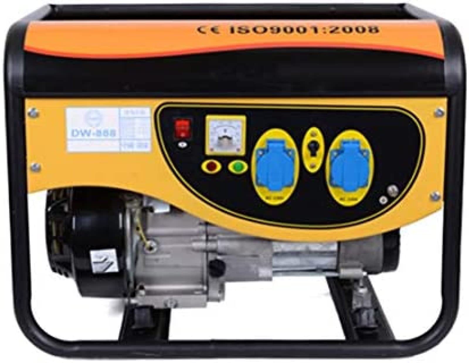 Die Inverter Generator - 3000w, 3kva, 220v, Simplex, Quiet Mini Household Emergency Generator, Gasoline Natural Gas Liquefied Gas Supply,Constructive23