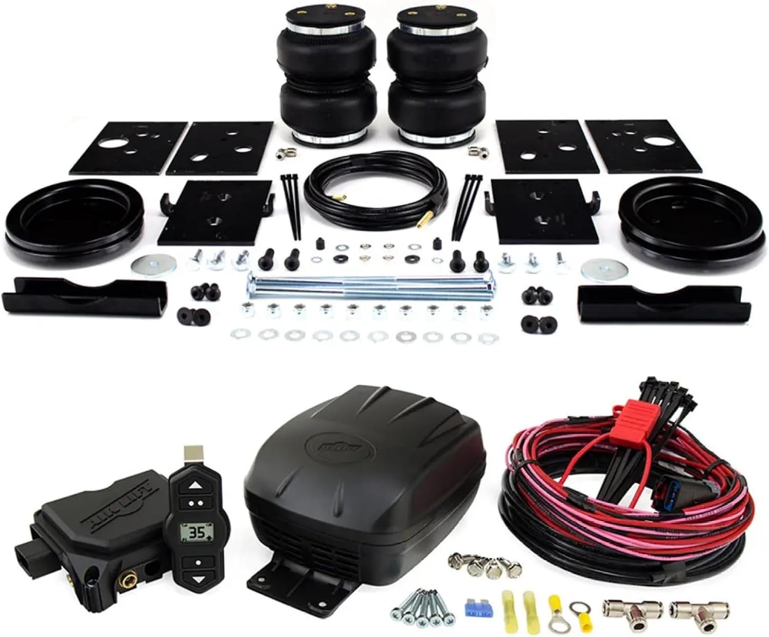 Air Lift LoadLifter 5000 Ultimate Air Spring Kit & WirelessOne 2nd Gen Air Compressor System fits 2014 2026 Ram 2500 4WD RWD | Up to 5000 lbs of Load-Leveling Capacity | TrendsAuto Decal