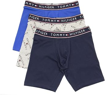 Tommy Hilfiger Mens Cotton Stretch Boxer Brief Multipack