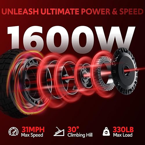 Miniatura 24 de Scooter eléctrico para adultos, motor de 800/1200 W, batería de 48 V 15/18/21 AH, neumáticos todoterreno E-Scooter de 10/11 pulgadas, doble