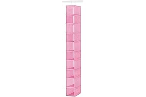 Whitmor Hanging Pink Shoe Storage Heaven