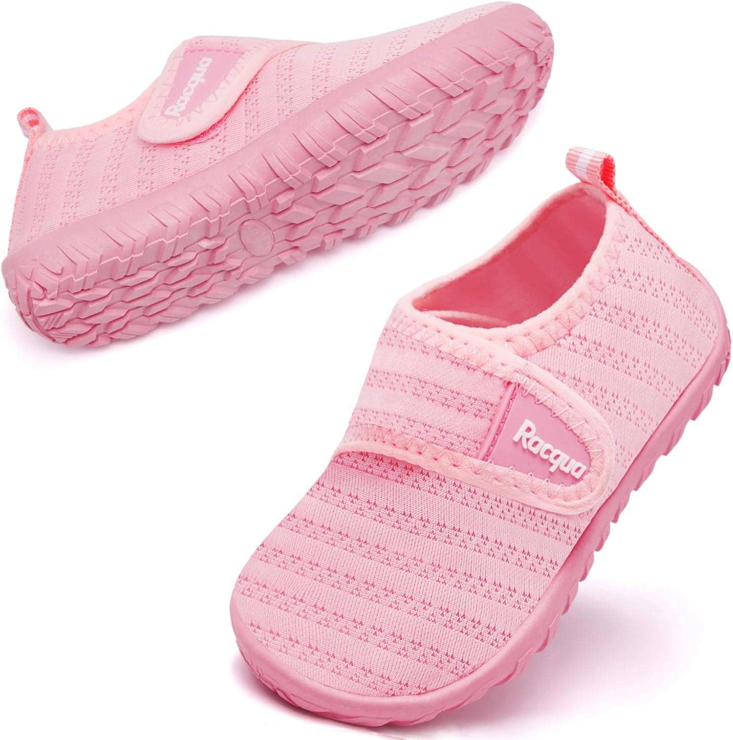 Racqua Baby Todder Water Shoes Boy's Girl's Quick Dry Barefoot Shoes Non-Slip Swim Pool Aqua Shoes(Baby/Toddler) - Image 4