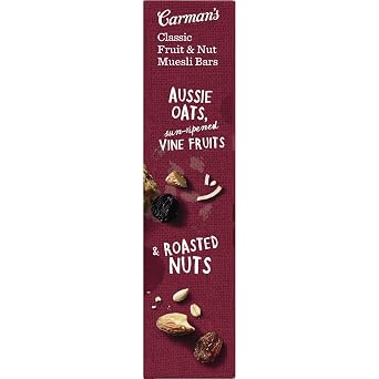Carmans Muesli Fruit Bars 270g Pack 6