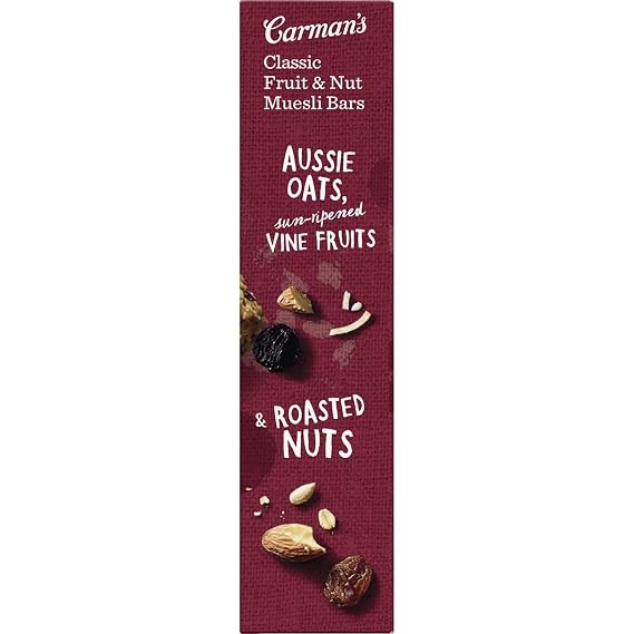 Carmans Muesli Fruit Bars 270g Pack 6