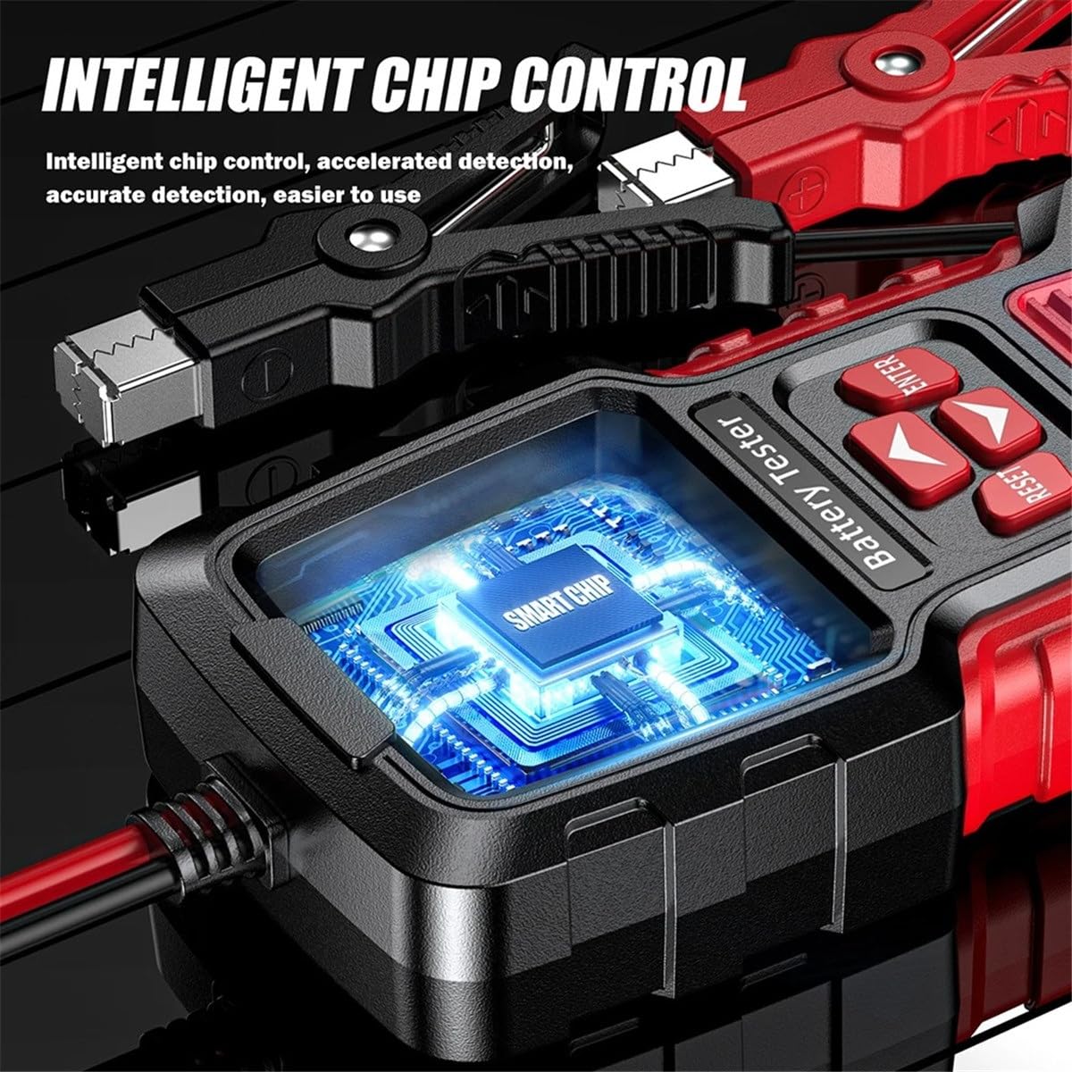 12V 24V Car Battery Tester LCD Battery Analyzer Test Tool Scanner Diagnostic Digital Analyzer Tester for Car Truck Motorcycle