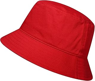 GADIEMKENSD Chapéu de balde de algodão 100% unissexo proteção solar UPF 50 leve e dobrável