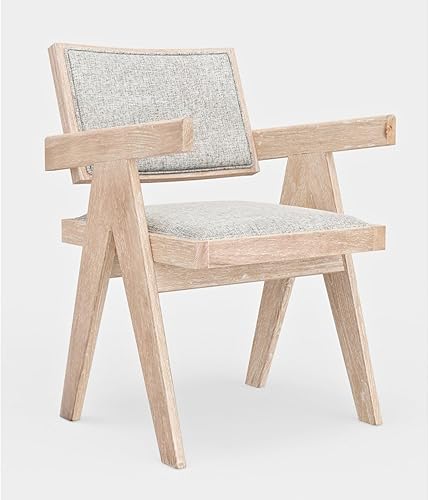 Alpine Furniture Raquel - Juego de 2 sillas auxiliares de comedor en madera natural