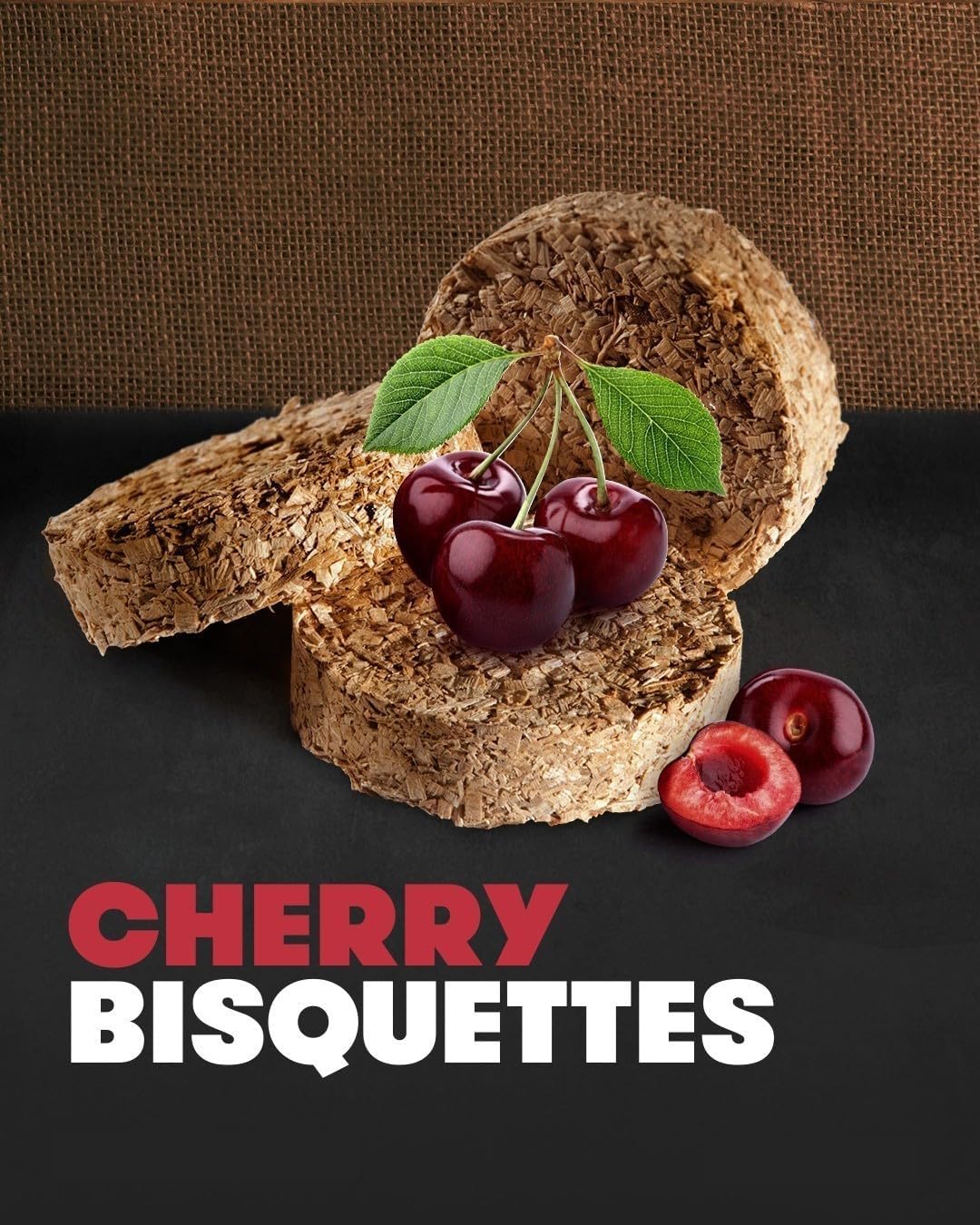 Bradley Smoker Bisquettes for Grilling and BBQ, Cherry Wood Blend, 120 Pack