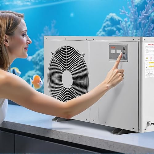 Miniatura 8 de VEVOR Enfriador de acuario de 500 galones, enfriador de agua de 1-12 HP para hidroponía, enfriamiento rápido para peceras, axolotl, arrecife de