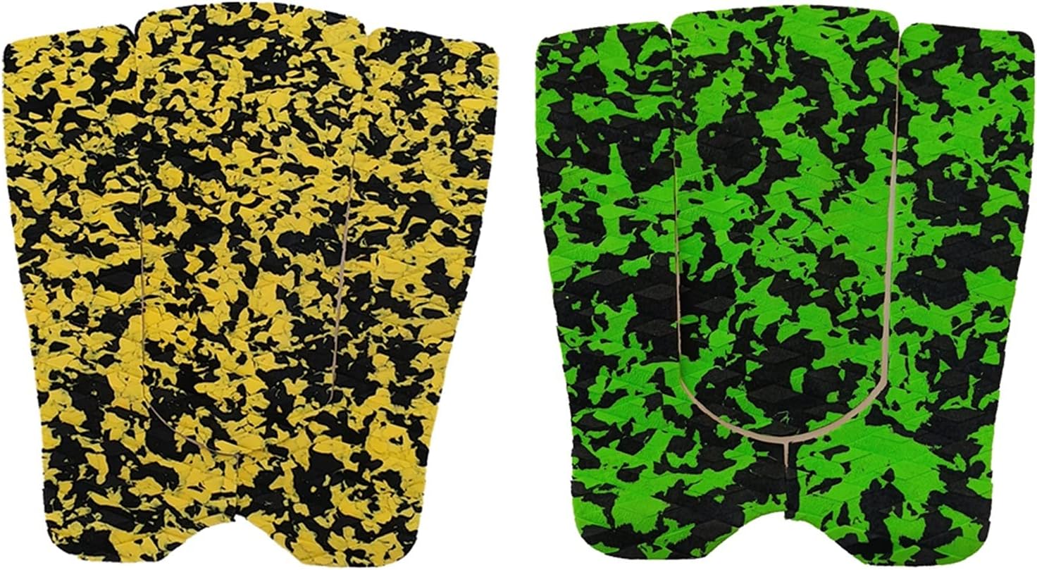 Perfeclan Premium EVA Anti-Slip Surfing Pads Surfboard Traction Tail Mats Yacht Mat Surfing Pads (Color : Green as described)