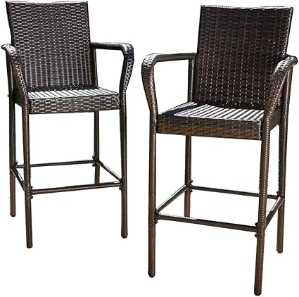 wicker bar stool