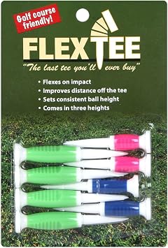 FlexTee Flexible Golf Tees 8 Pack