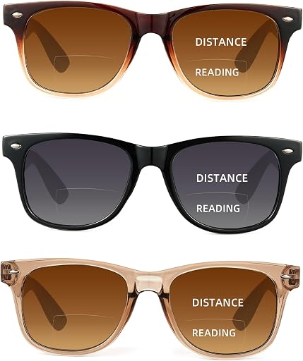 LADEESSE 3 Pack Bifocal Reading Sunglasses for Women, UV400 Sun Readers Glasses Spring Hinge Outdoor Sunglasses (ASIN B0FXLYK5FD), rank #10 by monthly sales volume for 'Reader Sunglasses' on Amazon