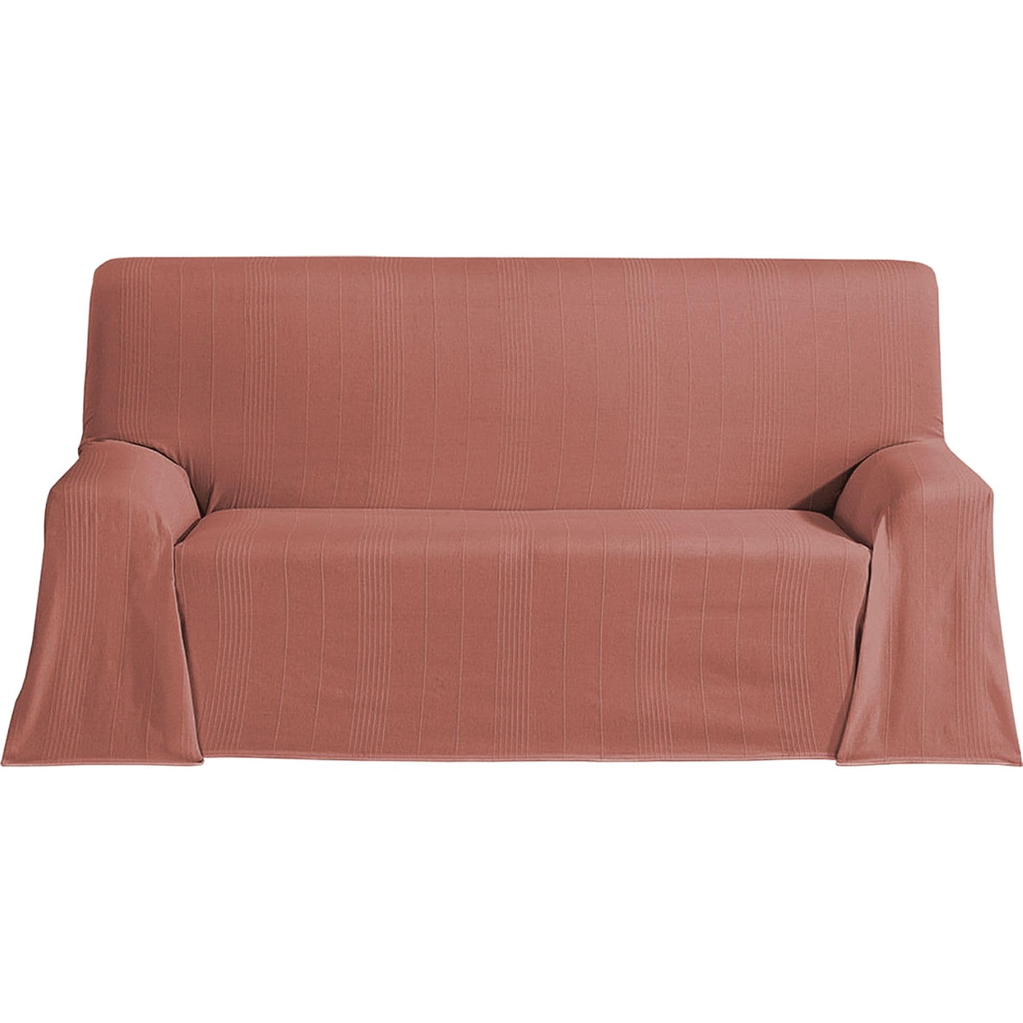 ECOMMERC3 | Multi-purpose Foulard Size 180 x 260 cm for Sofa or Bed – Multipurpose Bedspread Orange Decorative Bedspread for Sofa, Bed – Jarapa Sofa or Bed Protector Light and Elegant