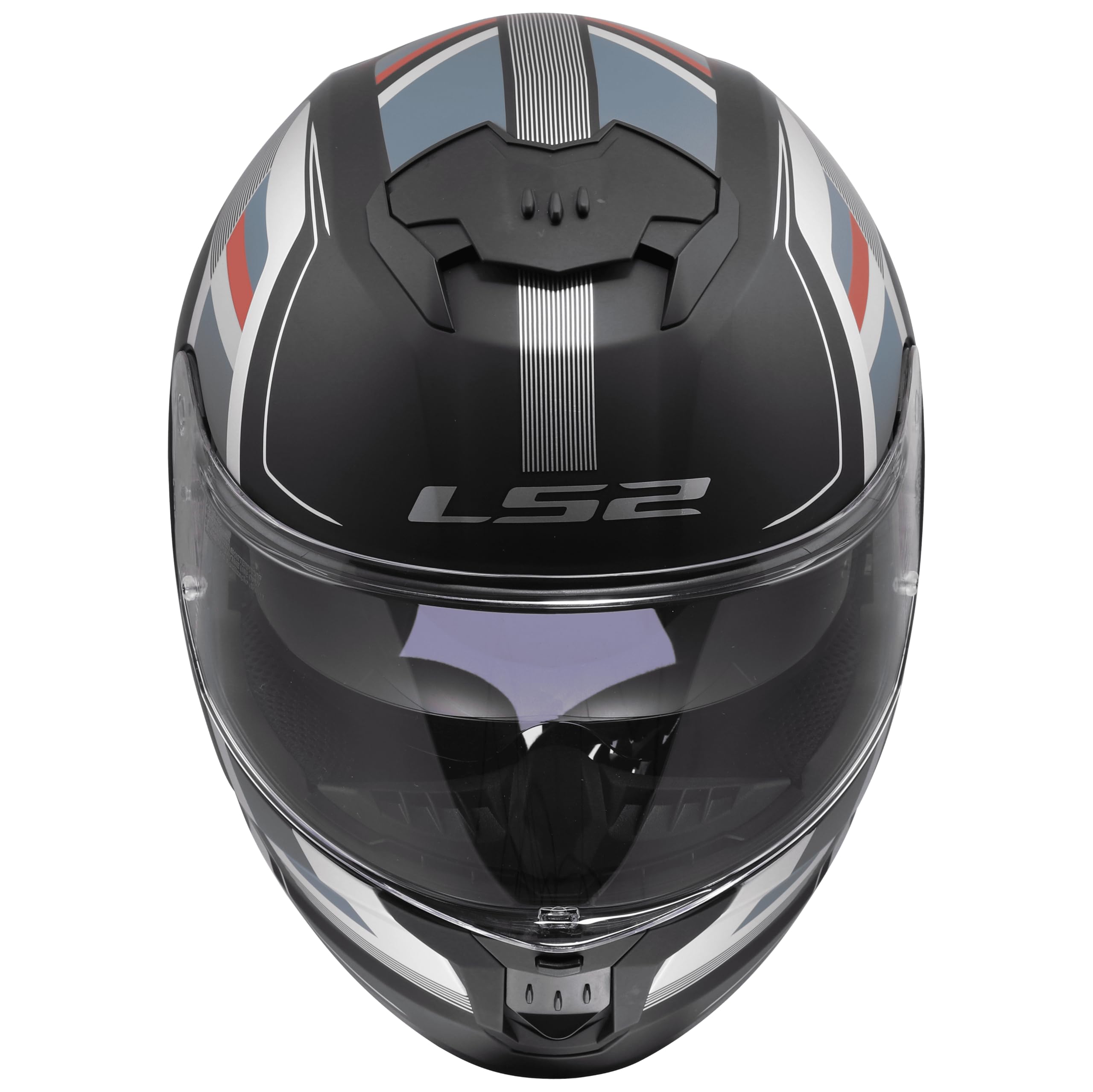 LS2, Casco Moto Integral STREAM II VINTAGE Matt Black Petrol, S