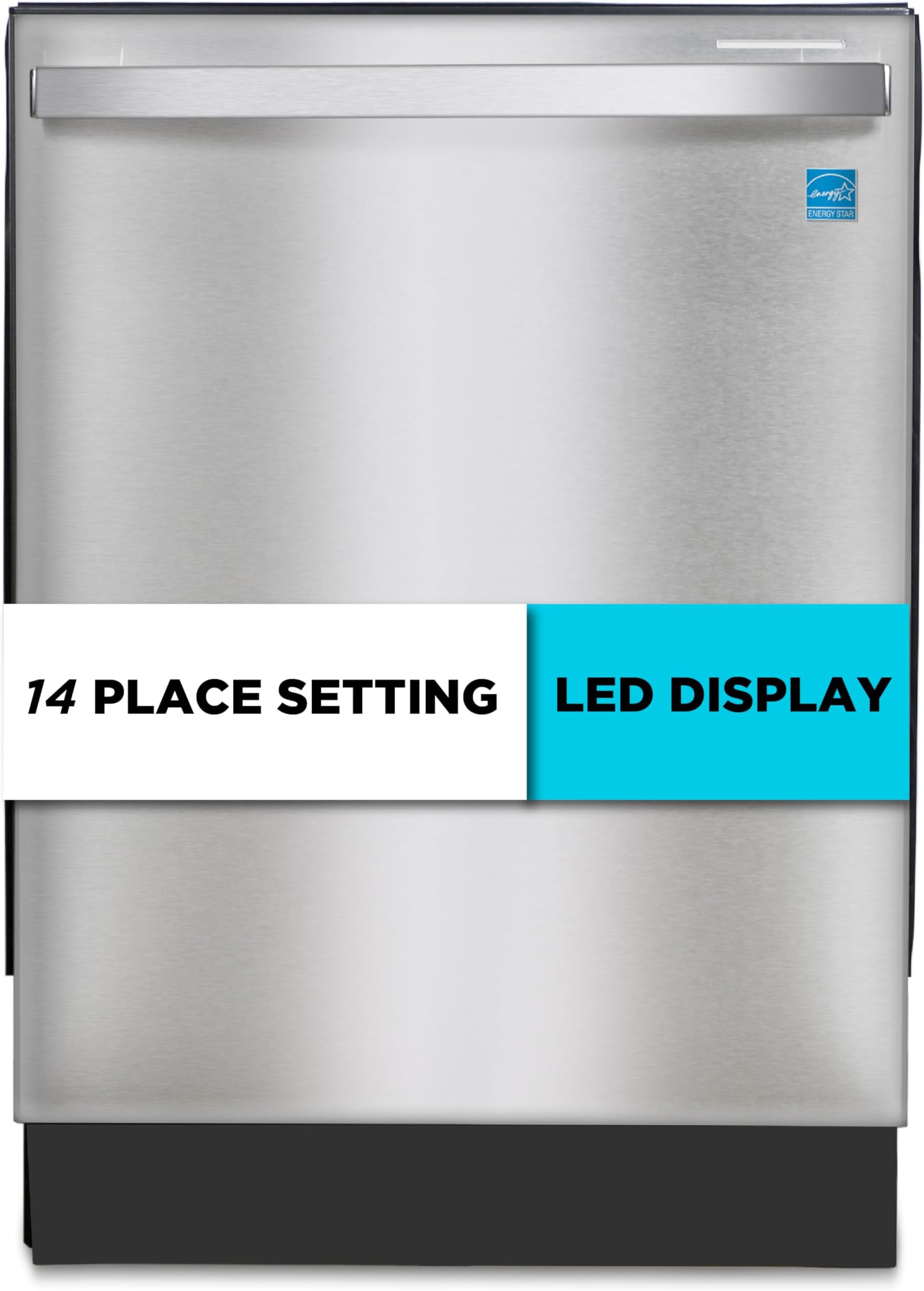24" Designer Series Built-In Dishwasher, 14-Place Setting Capacity with Stainless Steel Tub, Dish Washer with 6 Wash Programs, Low Noise, ENERGY STAR Certified, BDW500MHS
