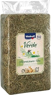 Vitakraft VitaVerde, Alpenwiesen-Heu, für Nager, verdauungsregulierend durch hohen Rohfasergehalt, ohne Zusatz von Zucker und Getreide (1x 5kg) product image