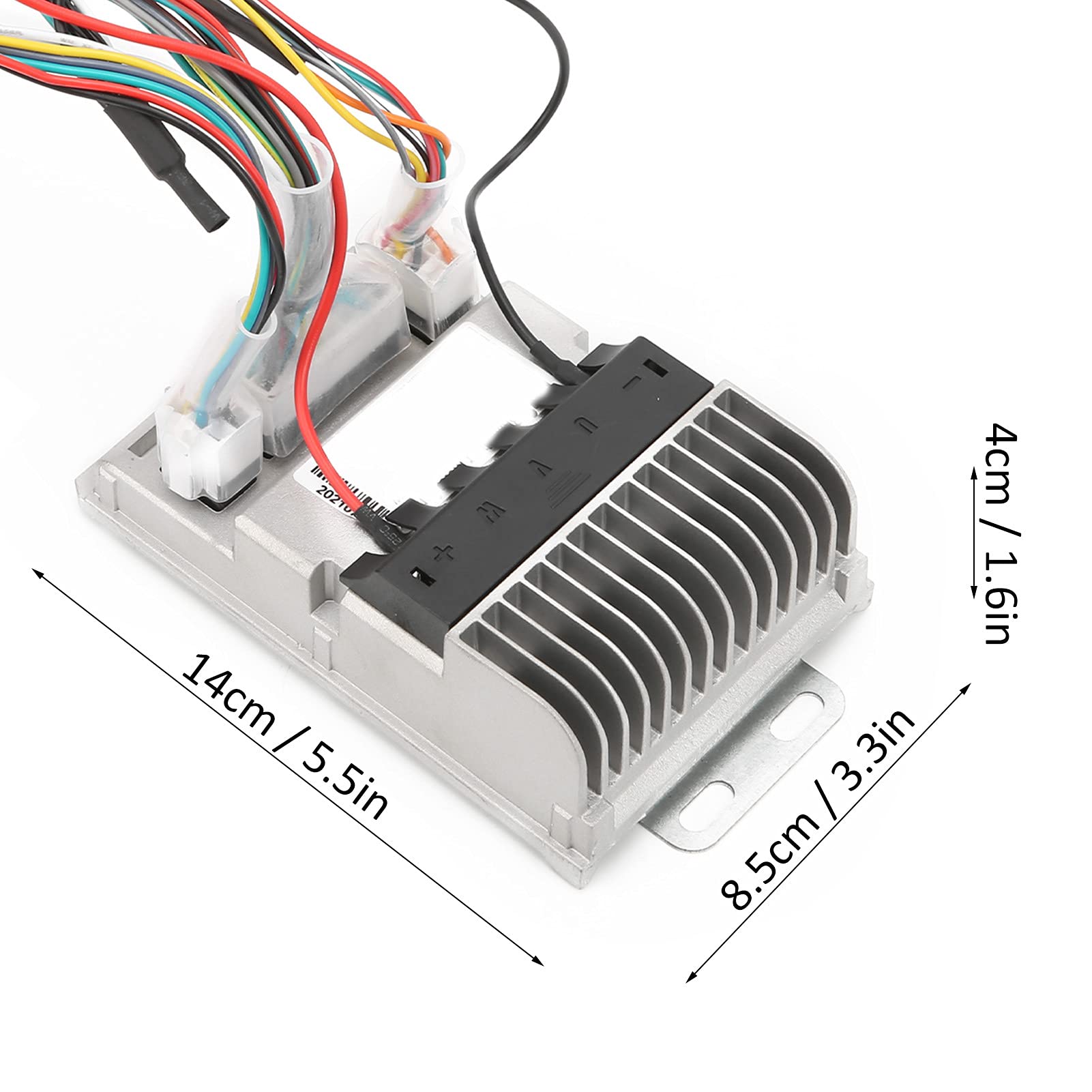 Controlador de Motor sin escobillas de 34V/48V y 500W, Controlador de Motor de Velocidad de Onda sinusoidal de 3 Modos con Panel de Control de Pantalla LCD e Interruptor de Cambio