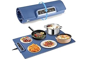 Roll Up Portable Electric Warming Tray, Food Warming Mat