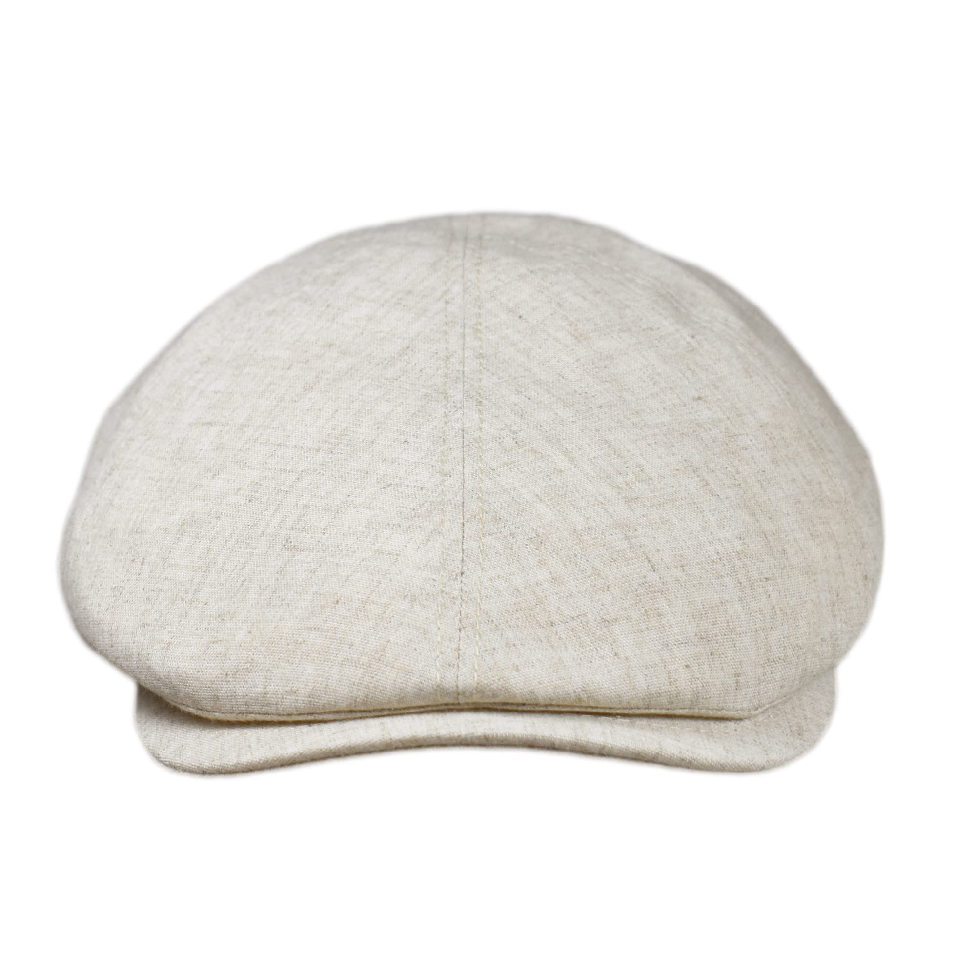 Melegari Berretto Piatto Brescia | Lino e Cotone | Tascabile | Modello Duck | Primavera Estate | Made in Italy