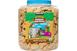 Kirkland Signature Organic Animal Crackers (4 lbs, 2 Pack)