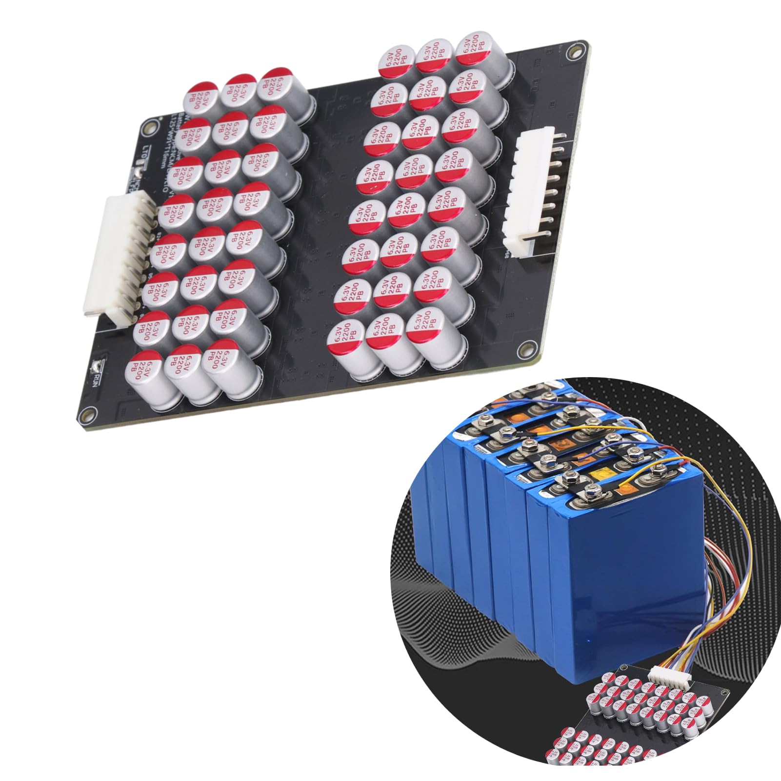 Lithium-Batterie Balance Board 12-16S PCB Universal Active Equalizer Modul 1,8 V-4,5 V Strom Spannungs Balancer für LTO LPO LFP