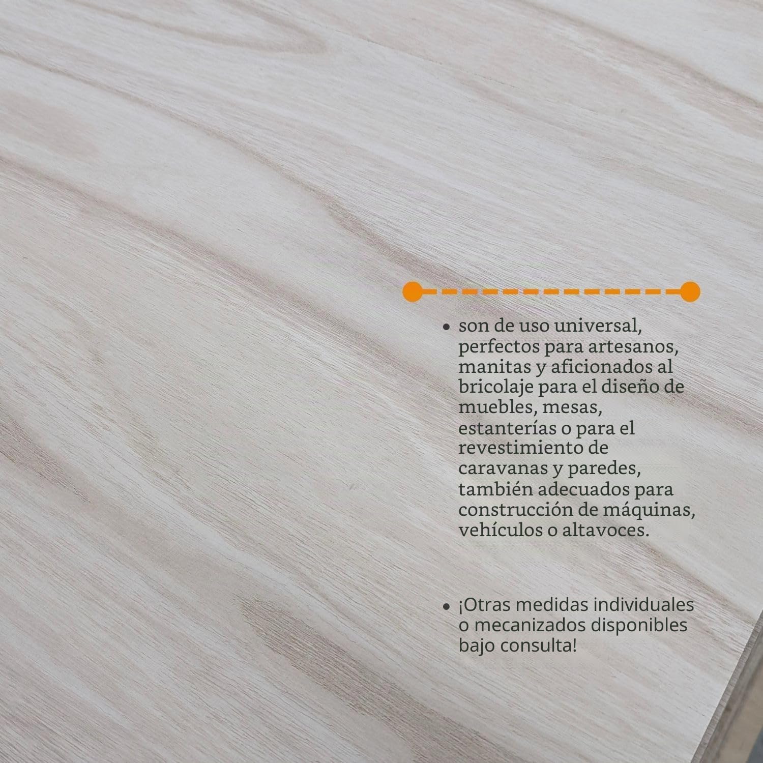 Getzoo Contrachapado Flexible De 3,2 Mm De Madera De Ingeniería Paulownia, Panel De Contrachapado Sin Tratar, H: Hasta 120 Cm, L: Hasta 240 Cm (240 X 118 Cm)