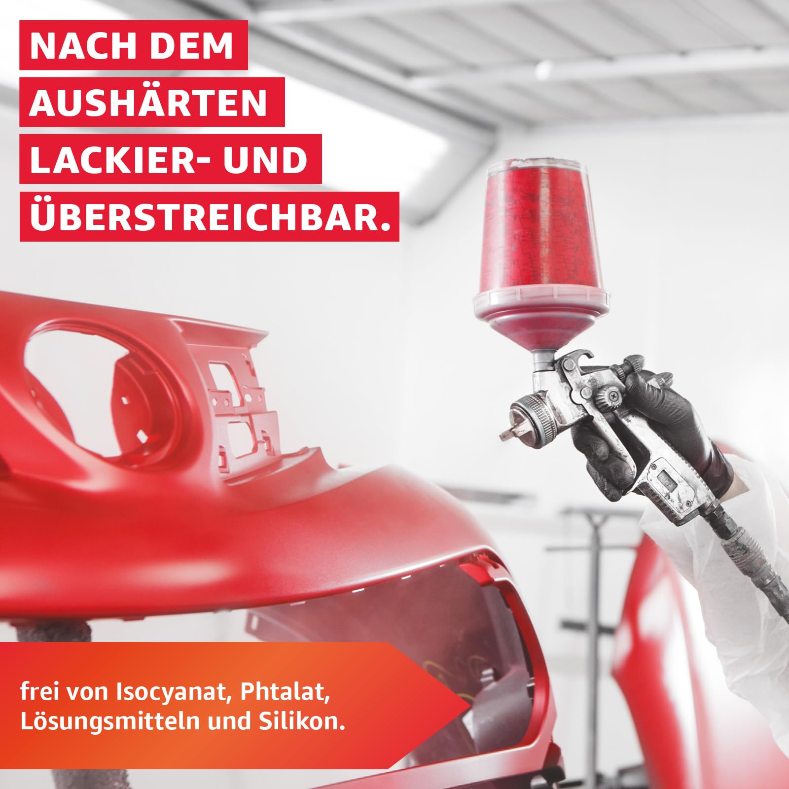 EVERGLUE Caravan Glue 1K MS Montagekleber UV-beständig 440g Kartusche MS-Polymer Kraftkleber extra stark elastischer Kleb-und Dichtstoff zum Kleben und Abdichten am Camper, Caravan, Wohnmobil