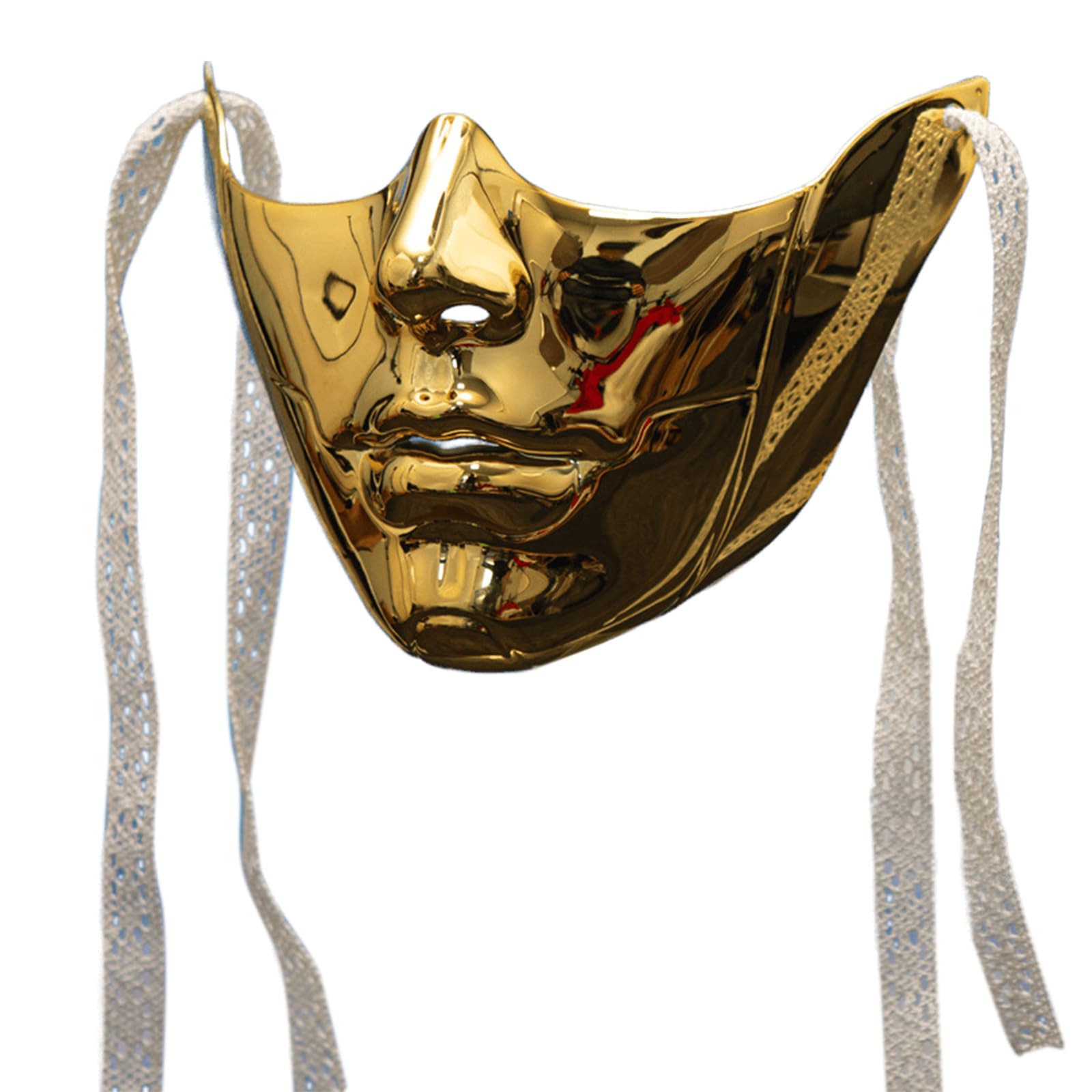 Maxtonser Unisex Masquerade Beauty Cosplay Mechanical Half for Carnivals Halloween Dress up Party