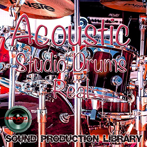 Acoustic Studio Drums Real - large very useful 24bit Wave Studio Samples Library on DVD or download