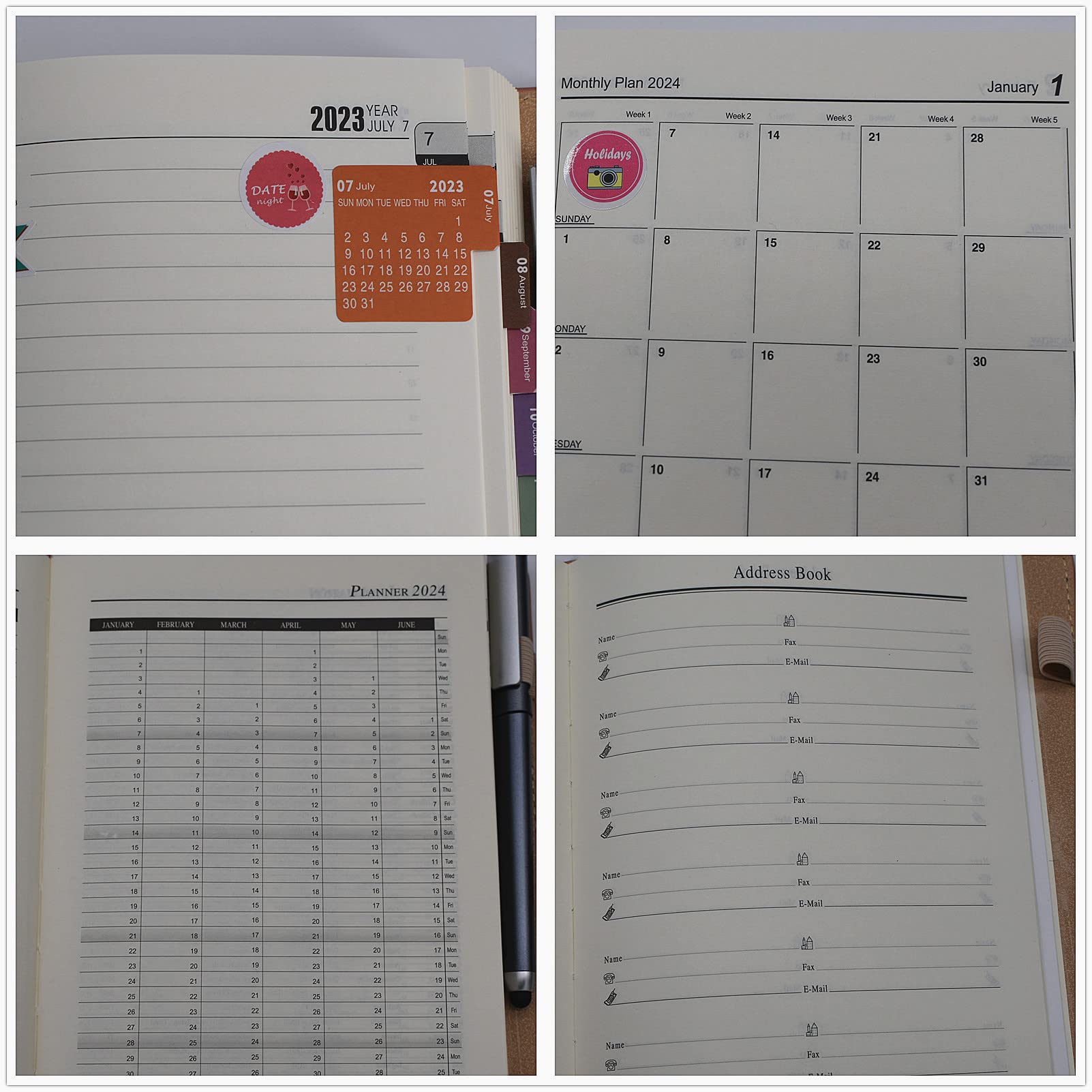 Libro Agenda 2025 - Tapa Blanda (8.5 X 11 Puadas) Planifi | Cuotas Sin Interés