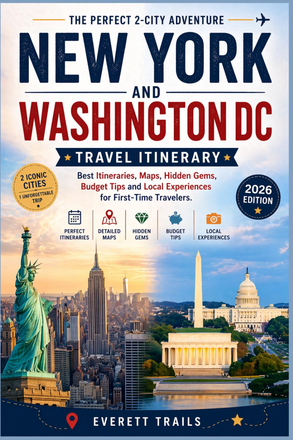 New York and Washington DC Travel Itinerary: Best Itineraries, Maps, Hidden Gems, Budget Tips and Local Experiences for First-Time Travelers