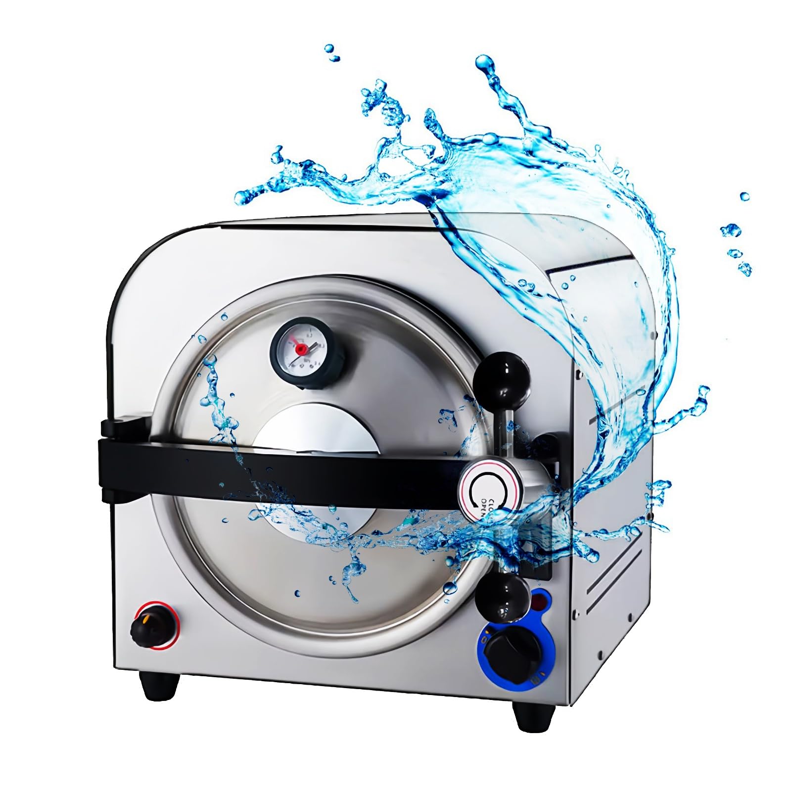 KANBUN Esterilizadores de Autoclave, máquina de Autoclave de Laboratorio 14L, esterilizante de esterilizador de 900 W esterilizadores de esterilización Autoclave, esterilizadores de Autoclave para