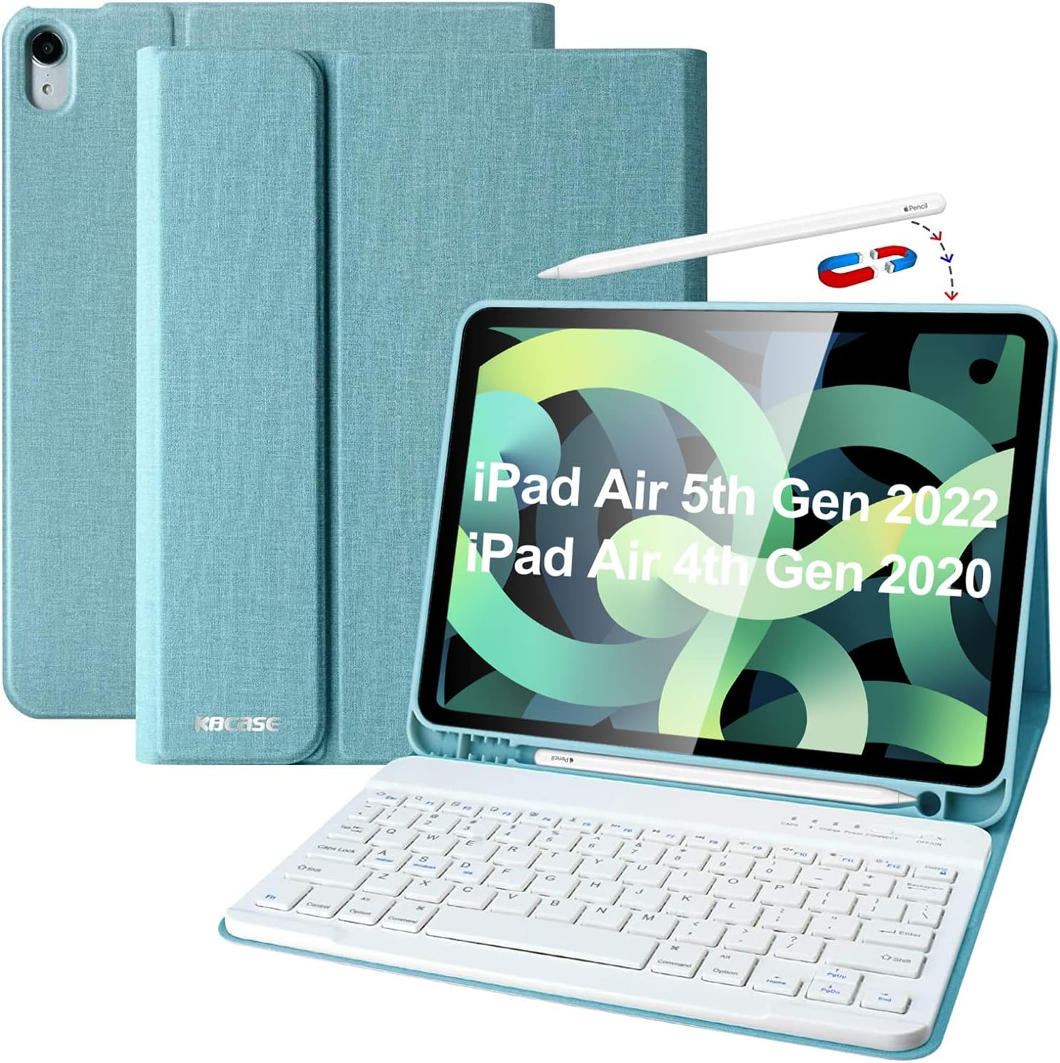 KBCASE iPad Air 4th Generation Case with Keyboard iPad 10.9 2020