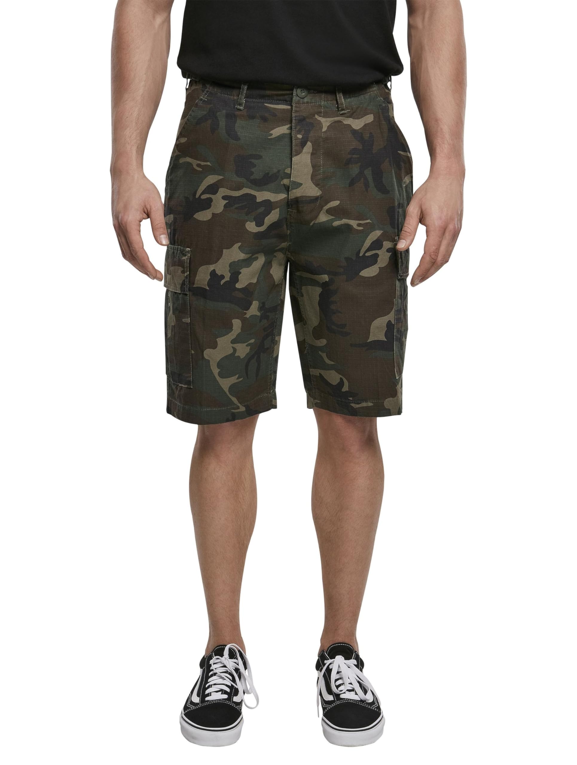 Brandit BDU Ripstop Shorts, color: woodland, size: S