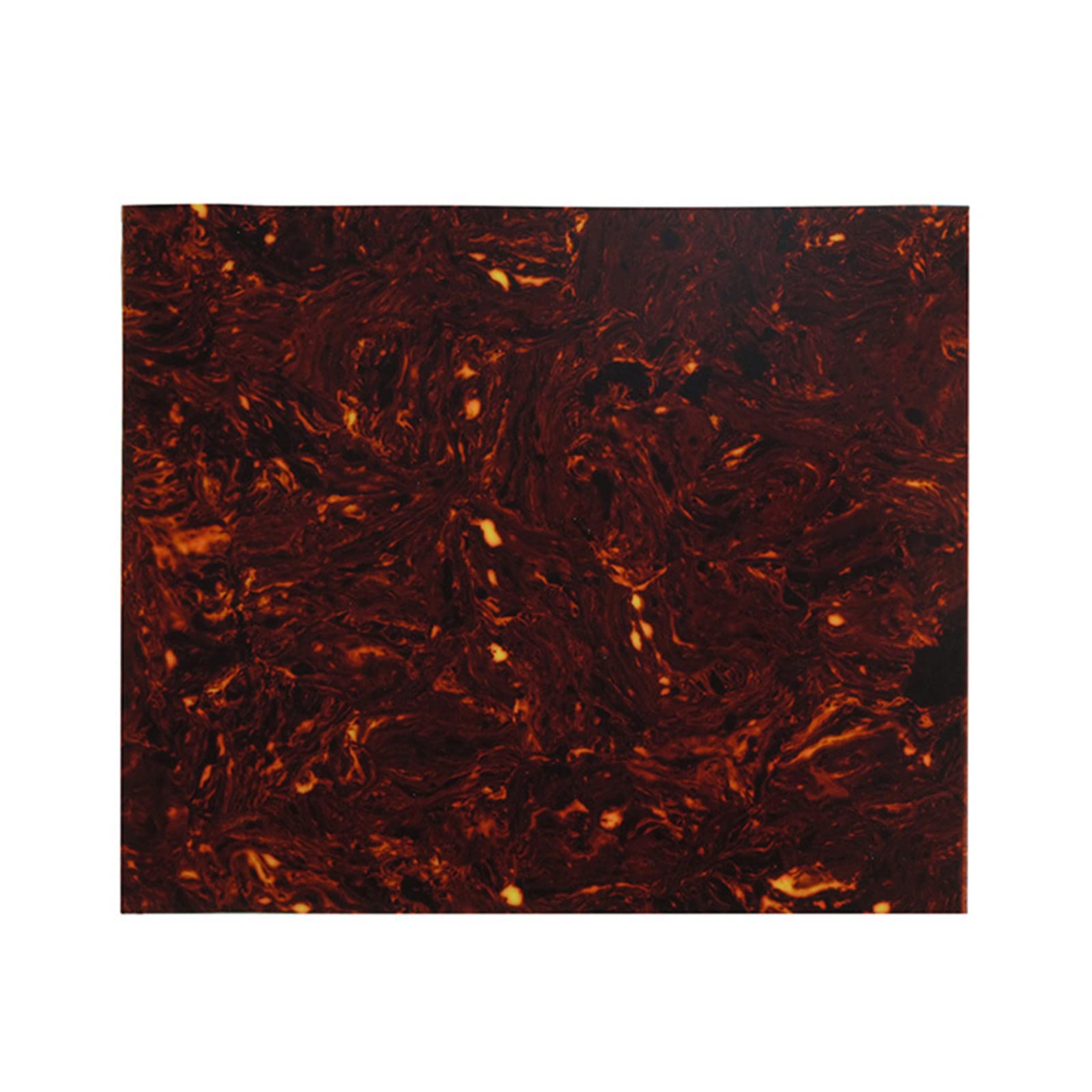 XUYUH Guitar Pickguard Blank Material Sheet Scratch Plate Self-Adhesive Pickguard Sticker Guard Plate Acoustic Guitar Parts, 20x17x0.08cm, Dark Brown