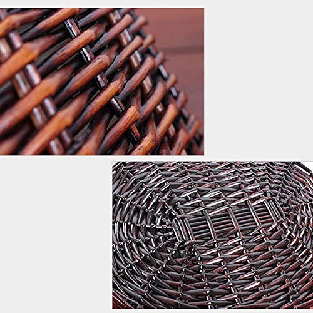 Panier En Osier Domestique Avec Doublure Amovible Pour Le Rangement