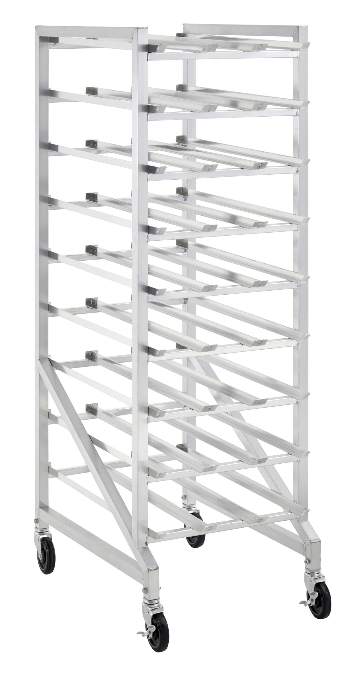 CenPro Full Size Mobile Aluminum Commercial Can Rack - Fully Welded (32L-040)