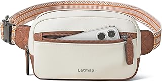 2L Fanny Packs Everywhere Belt Bag Small Fashion Crossbody Waist Pack Faux Leather Waterproof Sling Chest Bag For Women Beige