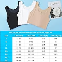 Vista 6 de Carpeta de pecho trans transgénero FTM Cosplay transpirable mitad pecho Binder Tank Top