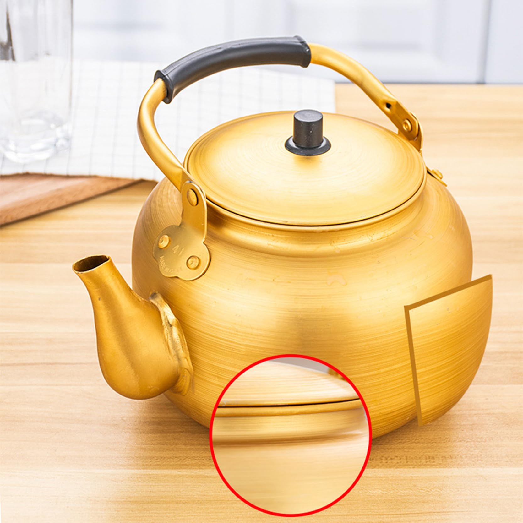 Amazon｜[LISHAwanzhu] アルマイト やかん お湯 沸かす 沸騰ケトル