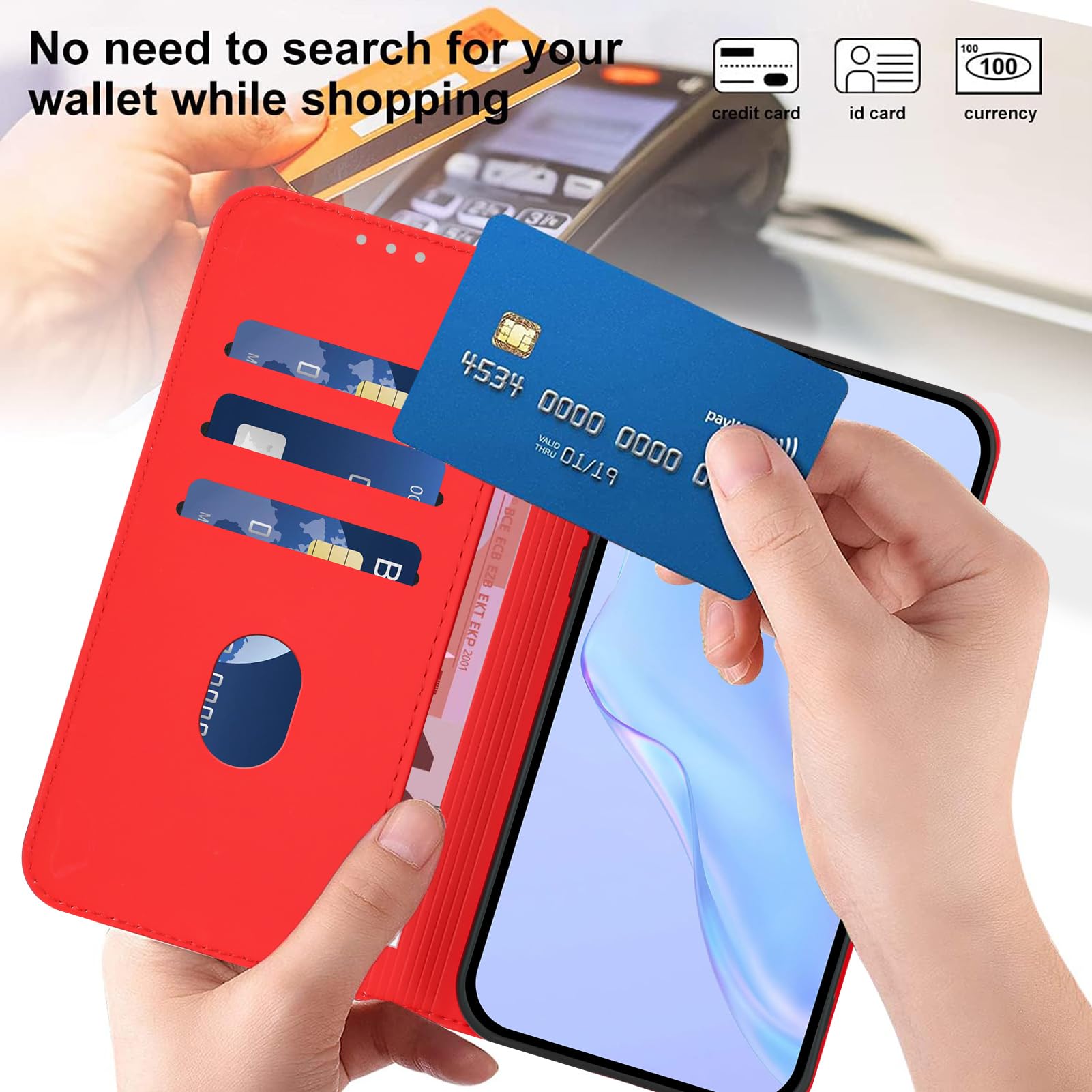 Ganbary Cover Copatibile con iPhone 11 (Non per 11 Pro), Preiu Pelle