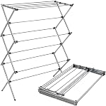 Honey-Can-Do Oversize Raquette de séchage pour vêtements collapsibles DRY-09066 Argent, 50 Lbs